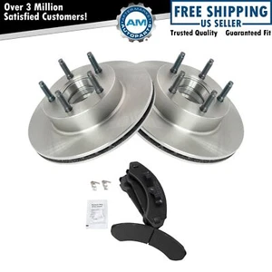 Front 4WD Brake Rotor Semi Metallic Pad Kit for SUV Ranger Pickup Truck - Picture 1 of 5