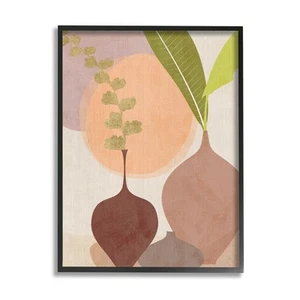Boho House Plants Framed Giclee Art by Susan Jill - Picture 1 of 8