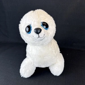 Aurora Dreamy Eyes White Seal Pup 12" Plush Stuffed Animal Toy - Picture 1 of 13