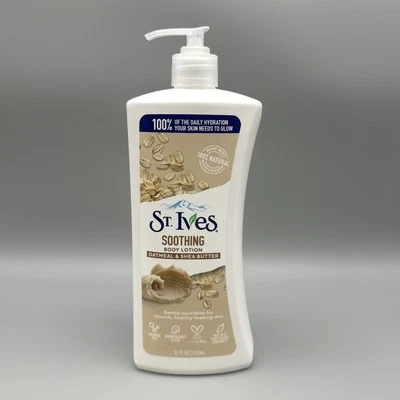 St. Ives Natural Soothing Oatmeal & Shea Butter Body Lotion 21 oz - Image 1 of 2