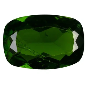 Taglio a cuscino 1,41 ct (9 x 6 mm) non riscaldato/non trattato diopside cromato verde - Foto 1 di 1