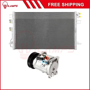 For 2005-2007 Chrysler Town & Country AC Condenser & AC Compressor Cooling Kit - Picture 1 of 8