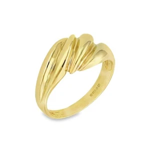 Anillo Turbante Oro Amarillo 9ct - Talla N - 10mm - Imagen 1 de 4