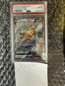 Dragonite V (Alternate Full Art) 192/203 Swsh07: Evolving Skies Holo - Bild 1 von 2