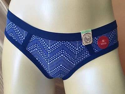 SO Sassy Hipster Intimates Brief Panty 430 Cobalt Chevron D SI3921201B Sz.S #3 - Image 1 of 4