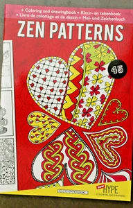 Malbuch/ Für Erwachsene/ ZEN Patterns/ rot /Ausmalen/ /OVP  - Bild 1 von 2