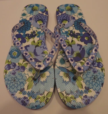 Sandalias chanclas Vera Bradley para mujer talla 7-8 flores de arándano diseño floral Foto 1 de 4