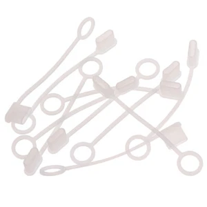 10Pcs Protection Cap USB Type-c Cable Case Dust Plug Charger Cover with Wire _tm - Photo 1/12