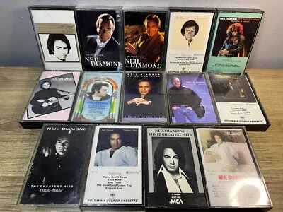 Neil Diamond - Cassette Tape Lot x14 - Love Songs - The Best Years of Our Lives - Image 1 of 4