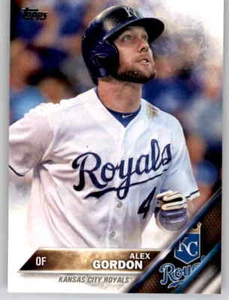 2016 Topps Series 1 Alex Gordon Base Card MLB PWE Set Break Royals #206 - Picture 1 of 2
