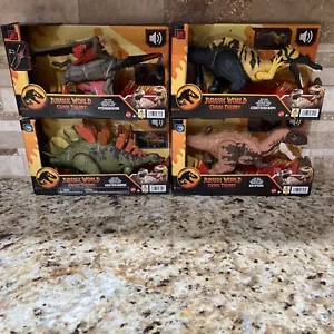 JURASSIC WORLD CHAOS THEORY LOT KRYPTOPS PTERANODON CERATOSUCHOPS KENTROSAURUS - Picture 1 of 23