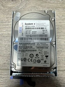 IBM 600GB 2.5" 10K SAS 6Gb HDD ST9600204SS Pn 49Y2031 / 9PN066-039 FRU# 49Y2028 - Imagen 1 de 9