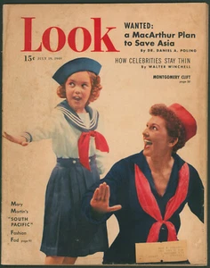 LOOK Magazine June 19 1949 Montgomery Clift ~Mary Martin ~Dr. Seuss Art Ad - Picture 1 of 6