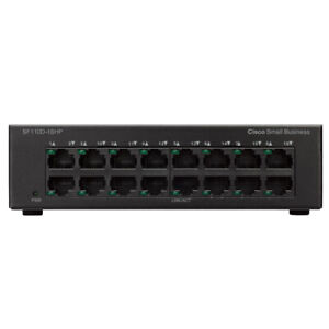 Cisco Small Business SF110D-16HP-EU - 16 Port 10/100 PoE+ Unmanaged Switch