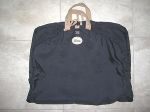 Vintage LARK IZOD LACOSTE Black Folding Suit Dress Garment Carry On Bag USED - Picture 1 of 11