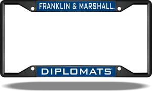 Franklin & Marshall DIPLOMATS Black License Plate Frame - Picture 1 of 1
