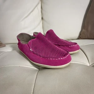 Olukai Nohea Perf Loafer Slip-One Women’s Pink Suede US Size 8, Euro 38 - Picture 1 of 8