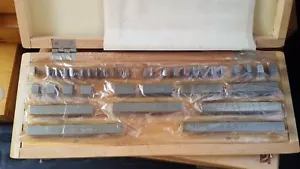 Precision Metric Gauge Block (38 pcs) Class 2 Top Grade ! Endmass Satz USSR! - Picture 1 of 5