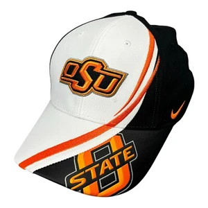 Oklahoma State OSU Nike Team Coach Embroidered Swoosh Dri-Fit One Size Hat NCAA - Picture 1 of 13