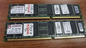 LOT OF 3 PCS. Kingston KTH-DL145/2G 2GB DDR SDRAM Memory Module - Picture 1 of 1