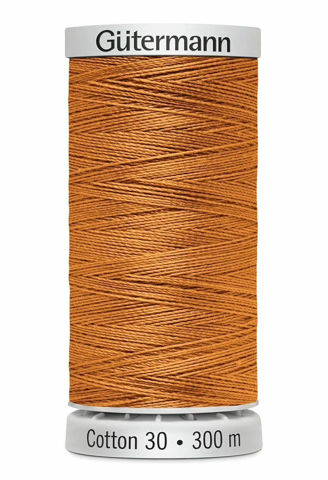 Gutermann Cotton 30, Colour 1238 LIGHT ORANGE, 300m Embroidery, Quilting T - Image 1 of 1