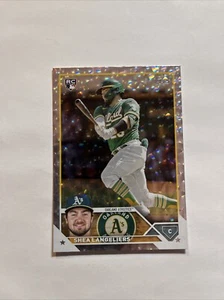 2023 Topps Shea Langeliers Rookie Super Box Silver Foil Board #127 Athletics - Imagen 1 de 2