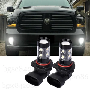 2x Super White 6000K LED Fog Light Bulbs For Dodge RAM 1500 2500 3500 4500 - Picture 1 of 12