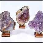 1.4 Kilo Natural Untreated Purple Amethyst Crystal Cluster Rough Geode Mineral