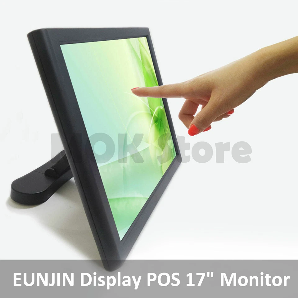 EUNJIN Display POS 17" LCD Touch Screen Monitor ED170 VGA HDMI / Win XP Vista 7_ - Image 1 of 4