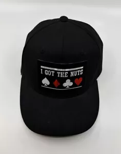 Decky I GOT THE NUTS Strapback Trucker Hat Black OSFM - Picture 1 of 7