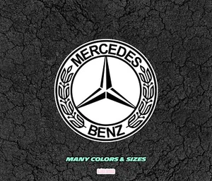 MB Mercedes-Benz Logo Classic - Car Sticker For Window, Bumper or Others - Picture 1 of 6