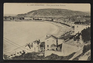SPAIN-3305-SAN SEBASTIAN -Vista general desde Ysaburu - Picture 1 of 2