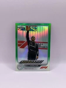 LEWIS HAMILTON 2022 Topps Chrome Formula 1 Green Refractor #/99 Grand Prix #170 - Picture 1 of 2