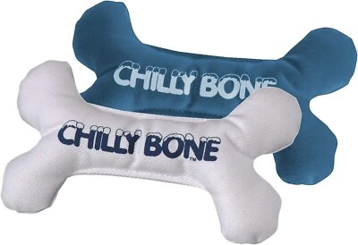 Multipet Chilly Bone Freezable Canvas Dog Toy Outdoor Play Assorted 1 Piece New* - Image 1 of 2