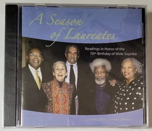 A Season of Laureates CD 70th Bday of Wole Soyinka Harvard Event 2005 SEALED - Picture 1 of 2