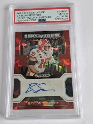 Baylon Spector 2023 Chronicles PSA9/Auto 10 #SSBSP - Image 1 of 2