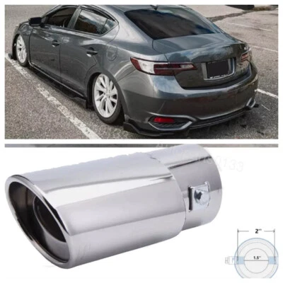 Car Exhaust Pipe Rear Tail Muffler Stainless Steel For Acura ILX 2013-2022 US Foto 1 de 4