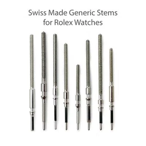 Winding Stems for Rolex Watches, Generic Swiss Made - Choose Your Stem - Picture 1 of 14