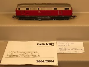 DIGITAL Märklin 2664 2864 V 160 003 Lollo locomotiva diesel - Foto 1 di 10