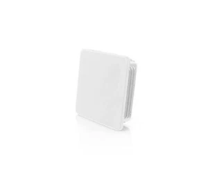 10 x fin plugs square tube 30 x 30 mm square white end caps plastic - Picture 1 of 9