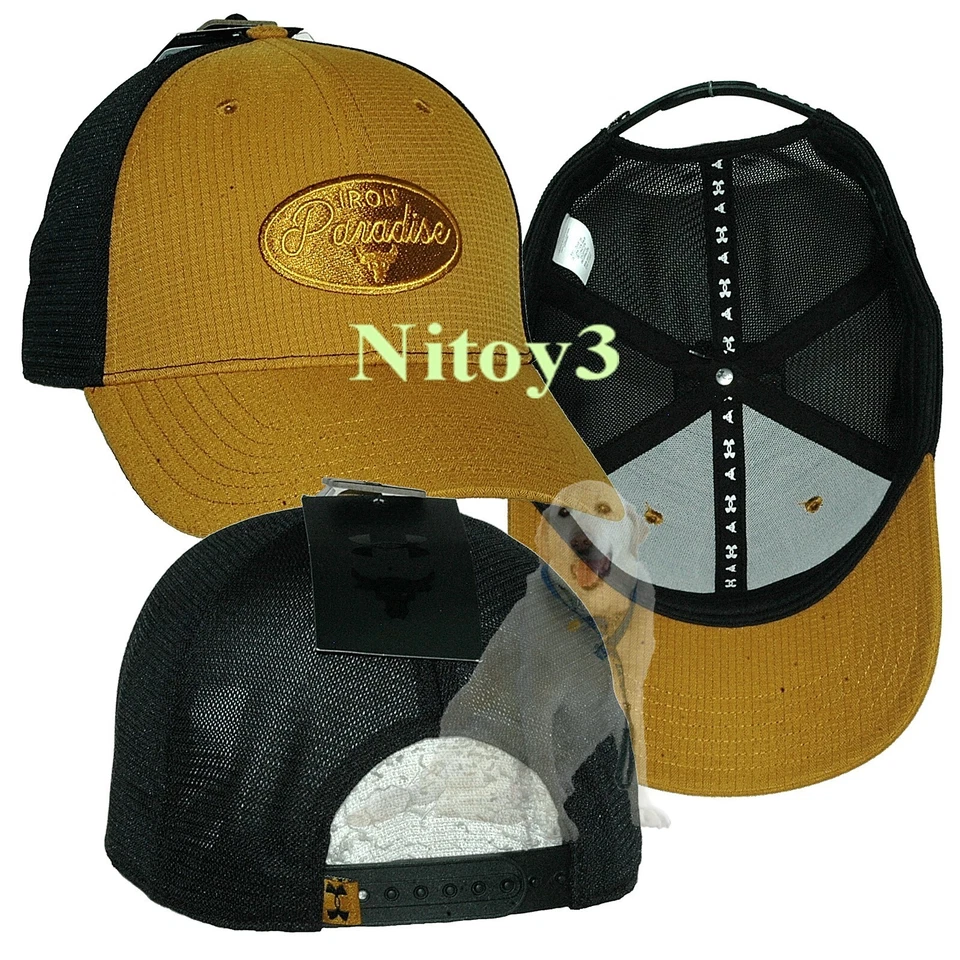 Gorra de béisbol Under Armour Project Rock Trucker malla-sombrero hombre talla única ajustable Foto 1 de 1