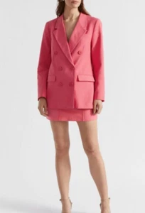Seed Heritage - Womens Double Breasted Blazer/Jacket - Size 10 AUS $229.95 PINK - Picture 1 of 8