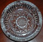 Brilliant Cut Glass Crystal Ash Tray With Intricate Design
