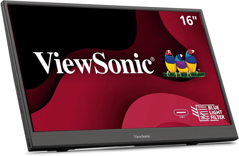 ViewSonic VA1653 16 Inch 1080p FHD IPS Portable Monitor - Certified Refurbished - Image 1 of 4
