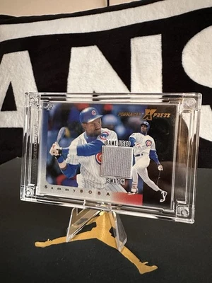 1997 Pinnacle X Press Sammy Sosa #73 球衣融合比赛使用补丁芝加哥小熊队 — 第 1/2 张图片