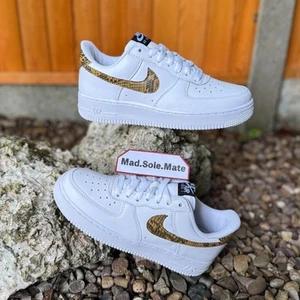 Nike Air Force 1 Low Retro PRM QS Ivory Snake AO1635 100 UK5.5 EUR38.5 AF1 TN - Picture 1 of 8