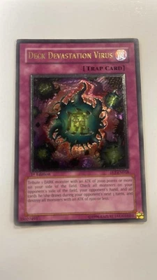 2005 Yugioh Deck Devastation Virus FET-EN058 Ultimate Rare 1st Edition  LP- - Image 1 of 2