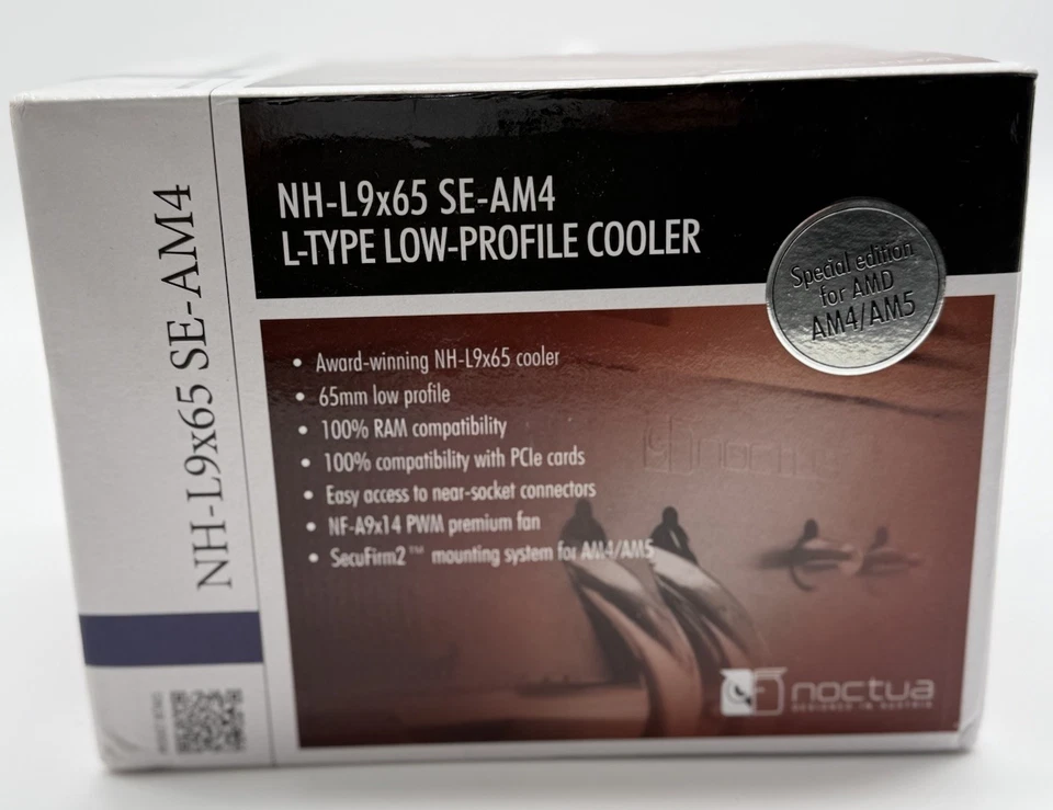NH-L9x65 SE-AM4 Low-Profile CPU Cooler w/ 92mm Fan for AMD AM4 - Brown - Image 1 of 1