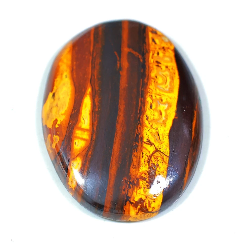 67 Ct 6X28X38 mm Natural Antique Desert Sunset Oval Cabochon Gemstone HP-434 - Image 1 of 1
