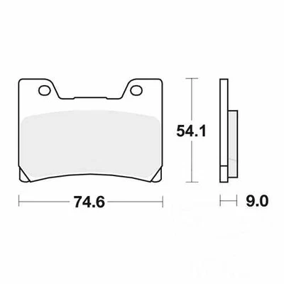 Nuevas pastillas de freno MCB622 TRW para Yamaha FJ 1200 A 1991-1994 Foto 1 de 4